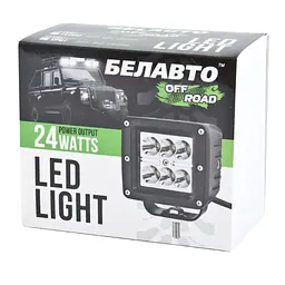 Світлодіодна додаткова LED фара Belauto Sport Алюмінієвий корпус (BOL0604S) - мініатюра 4