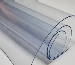 М'яке скло Прозора силіконова скатертину на стіл Soft Glass Захист для меблів 2.7х1.5 м (товщина 0.5 мм) - мініатюра 4