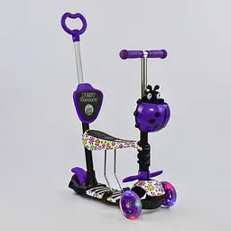Самокат 5в1 Best Scooter, Абстракція, підсвітка коліс, 97240