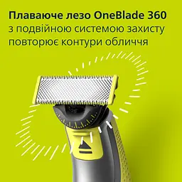 Електростанок для обличчя та тіла Philips OneBlade 360 QP2834/23 - мініатюра 6