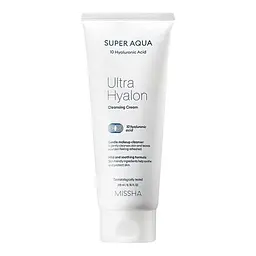 Крем-пінка для обличчя Missha Super Aqua Ultra Hyalron Cleansing Cream 200 мл
