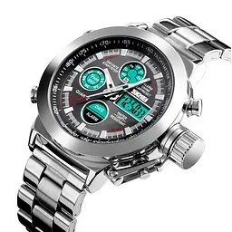 Чоловічий наручний годинник 1515SI Silver Skmei acs0030706 - мініатюра 3