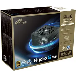 Блок питания 850W FSP HYDRO G PRO HG2-850 ATX3.1 80+ Золотистый, 120mm FDB fan, Modular, Retail Box - миниатюра 6