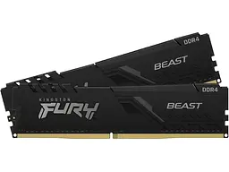 Модуль пам'яті Kingston FURY 32 GB (2x16GB) DDR4 3200 MHz Beast Black (KF432C16BB1K2/32WP) - мініатюра 2
