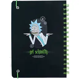 Блокнот Kite Rick and Morty A5 у клітинку 80 аркушів (RM24-190) - мініатюра 3