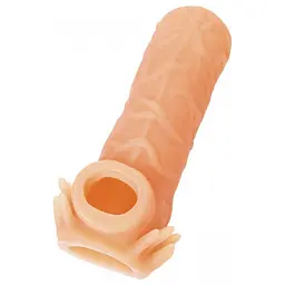 Насадка на член Kokos Nude Sleeve NS 005, M - мініатюра 5