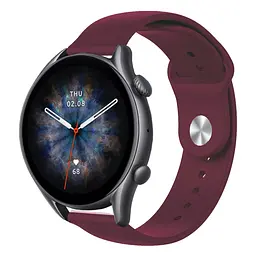 Ремінець ArmorStandart Silicone Watch Strap 22mm Marsala (ARM80665) - мініатюра 2