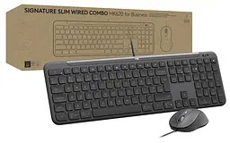 IT набір Signature Slim MK620 Wired Combo for Business - GRAPHITE Logitech teh0027089