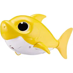 Інтерактивна іграшка для ванни Robo Alive Junior Baby Shark, жовтий (25282Y) - мініатюра 6