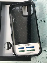 Протиударний чохол з антимікробним покриттям Tech21 Evo Check для iPhone 12 Pro Max (6.7") Smokey Black - мініатюра 3
