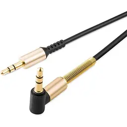 Кабель Aux Audio Hoco UPA-02 3.5-3.5 1m (Black) [23421] - мініатюра 3