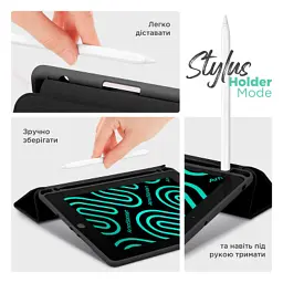 Чохол до планшета Armorstandart Smart Fold Pen Samsung Galaxy Tab A11+ Black (ARM89308) - мініатюра 5