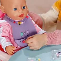 Нагрудник для ляльки Baby Born серії Pinplay Стильне годування (837221) - мініатюра 9