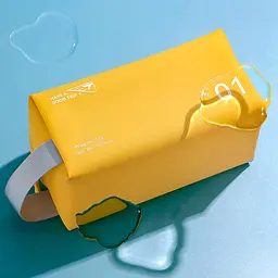 Органайзер-косметичка для спорту та подорожей LoveYouHome непромокаюча 23×11.5×11.5 см жовта (59040) - мініатюра 5