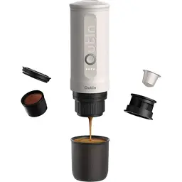 Кавоварка кемпінгова Outin Nano Espresso Machine OTEM-01 Pearl White (OTEM-01-PW)