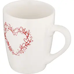 Чашка Ardesto Heart 320 мл біла (AR3467W) - мініатюра 3