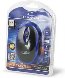 Миша Esperanza Titanum TM116B Vulture Wireless black blue - мініатюра 3