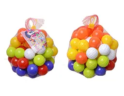 Набір м’яких різнокольорових кульок Kinderway, 60 шт., 02-413 - мініатюра 2