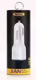 Автомобільний зарядний пристрій Remax RCC201 2USB 2.1A Mini Car Charger mini White