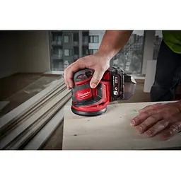 Ексцентрикова акумуляторна шліфувальна машина MILWAUKEE, M18 BOS125-0, Ø125 мм (заміна на 4933498253) - мініатюра 3