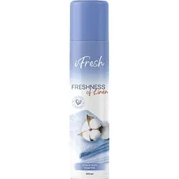 Освiжувач повiтря спрей IFRESH 300мл Freshness of linen