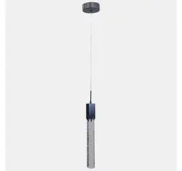 Світлодіодний підвіс Artlight 2006/1BK з бульбашковим склом, чорний, 5 Вт