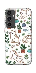 TPU чохол Demsky Cats pattern для Samsung Galaxy S24 FE