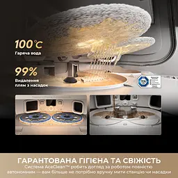 Робот-пилосос миючий Dreame Bot Matrix 10 Pro Black - мініатюра 10