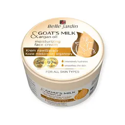 Зволожувальний крем для обличчя Belle Jardin Goat's milk cream Козьє молоко й Арганова олія