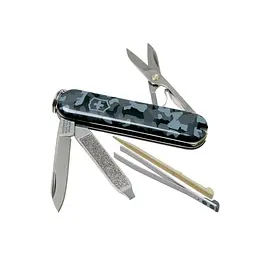 Ніж Victorinox Classic SD 58мм,7функ,син.камуфляж - мініатюра 2