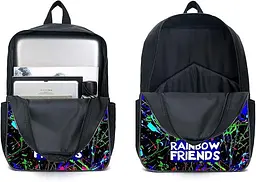 Рюкзак дитячий з принтом Райдужні Друзі Rainbow Friends - мініатюра 2