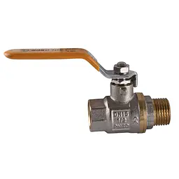 Кран кульовий прямий Solomon 1/2″ ЗВ ЖР PN40 B1002 - мініатюра 2