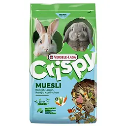 Корм для кроликів Versele-Laga Crispy Muesli Rabbits Cuni Верселе-лага Кріспі мюслі 850 г