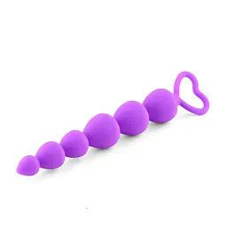 Анальний ланцюжок Heart Purple