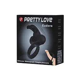 Віброкільце Pretty Love Eudora чорне - мініатюра 2