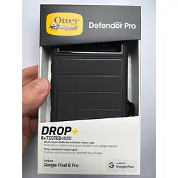 Протиударний чохол з кліпсою OtterBox Defender Pro для Google Pixel 8 Pro (6.7") Black 77-94220 - мініатюра 2