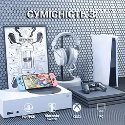Ігрова гарнітура Fifine H3W RGB White (H3W) - мініатюра 2