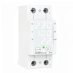 Реле мультифункціональне 1ф 50А MF2-50 ZUBR