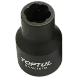 Головка для зірваних граней 1/2" 16мм Toptul hoz0009514