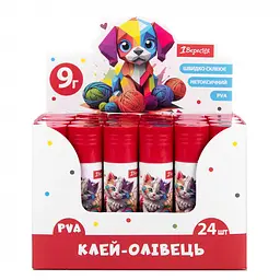 Клей-олівець 9 г PVA "Classic" 1Вересня (320299)