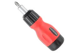 Викрутка з набором біт Intertool реверсивна (6 предметів) VT-1009 - мініатюра 3
