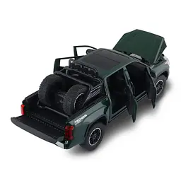 Автомодель TechnoDrive Toyota Tundra 1:24 зелена (KM08555) - мініатюра 4