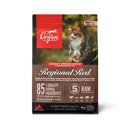 Сухий корм для кошенят та котів Orijen Regional Red Cat з м'ясом та рибою 1.8 кг o28218