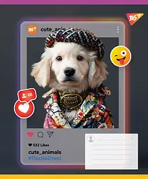 Упаковка зошитів Yes Cute animals учнівський загальний 15 шт./36 кл. (767731) - мініатюра 3