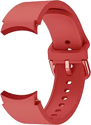 Ремінець силіконовий BeWatch Samsung Galaxy Watch 4/5/Pro SoftTouch Червоний (0139302) - мініатюра 3