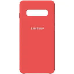 Чохол-накладка Toto Silicone Case Samsung Galaxy S10+ Peach Pink - мініатюра 2