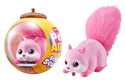 Интерактивная игрушка белочка роботизированная Pets Alive Scurry'n Squirrel S1 Zuru 9565B розовый цвет