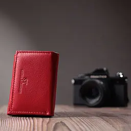Маленький зручний гаманець з монетницею із натуральної шкіри ST Leather 22741 червоний - мініатюра 9