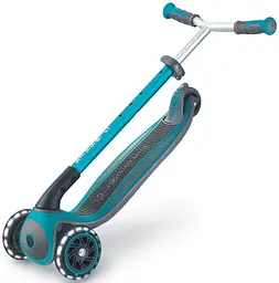 Самокат Globber Master Lights колеса з підсвіткою бірюзовий (662-105-2) - мініатюра 5