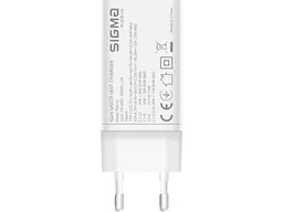 Мережевий зарядний пристрій Sigma mobile X-power 65 W White (PS65-01) - мініатюра 4